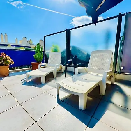 Le Pam's, De Standing Pour 4 Prs, Terrasse Et Parking Αντίμπ