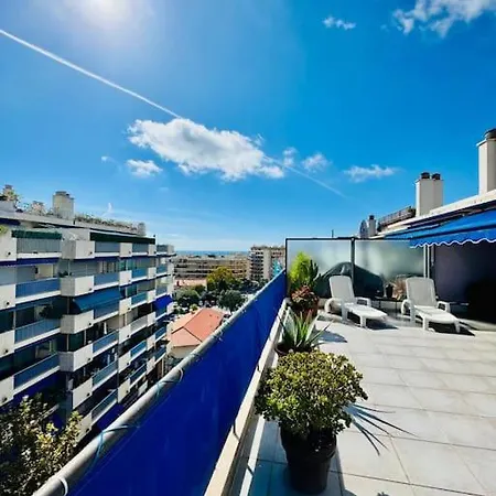 Appartement Le Pam's, De Standing Pour 4 Prs, Terrasse Et Parking Antibes
